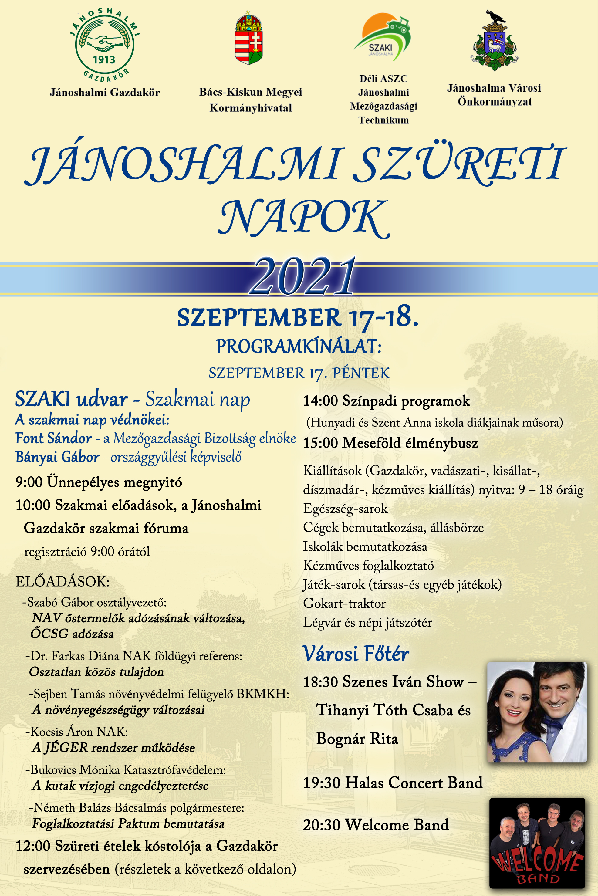 Jánoshalmi Szüreti Napok 2021